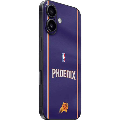 NBA Phoenix Suns Jersey iPhone 16 Plus Skin